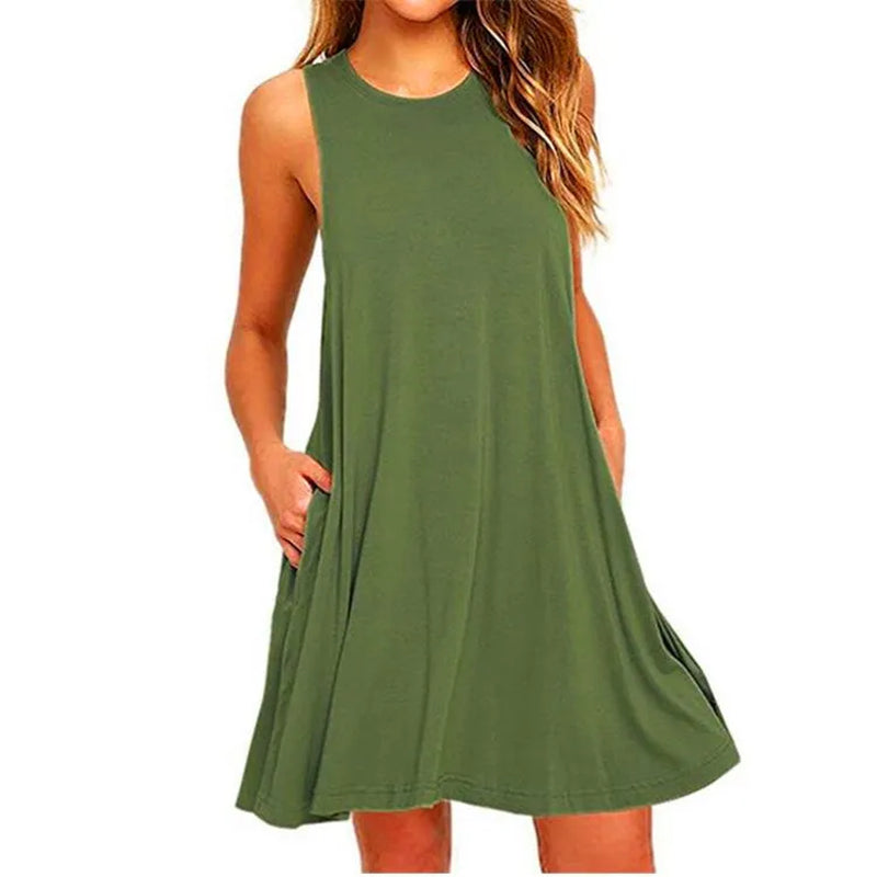 Flowy Pocket Summer Dress